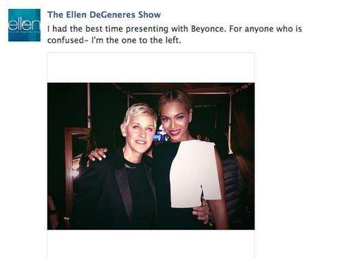The Ellen DeGeneres and Beyonce
