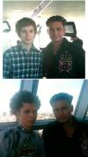 Micheal Cera before & after meeting Pauly D